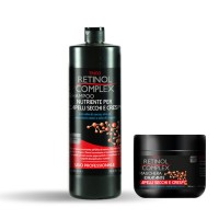 Keratin Complex Shampoo e Maschera nutriente per capelli secchi e crespi