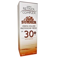 Retinol Crema Solare Hello Summer Protezione Media Spf30 Water Resistant 200ml
