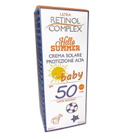 Retinol Complex Crema Solare Hello Summer Protezione Alta Baby Spf50 Water Resistant Uva Uvb 200ml