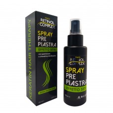 Retinol Complex Keratin Hair Complex Spray Pre Piastra Con Effetto Seta Con Pantenolo E Cheratina Idrolizzata Senza Risciacquo, 100ml - 2613