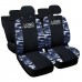 Coprisedili compatibile con A1 bicolore nero - mimetico blu Coprisedili compatibile con A1 bicolore nero - mimetico blu