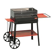 Ferraboli Barbecue a Carbonella e Legna griglia cromata con dimensioni di 59x38 cm modello Imperial - 0222