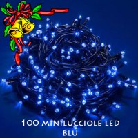 100 minilucciole led blu