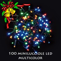 100 minilucciole led multicolor
