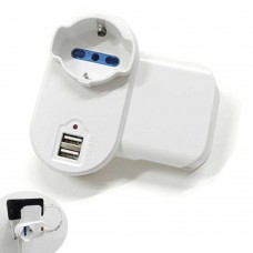 Adattatore multipresa con Usb - 1presa 2 usb