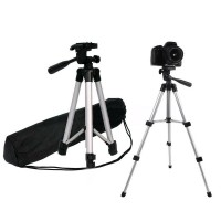 Cavalletto treppiede professionale in alluminio 125cm 