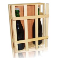 Porta bottiglie 3 posti per vino - prosecco - champagne
