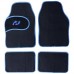 Pratiko - Tappetini per auto in moquette - blu Pratiko - Tappetini per auto in moquette - blu