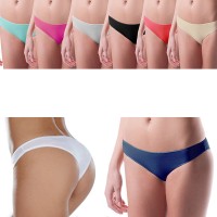 Slip Brasiliana da donna vari colori 5 pezzi