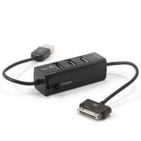 Hub usb 3 porte duplice funzione moltiplicatore usb e caricabatterie iphone 4