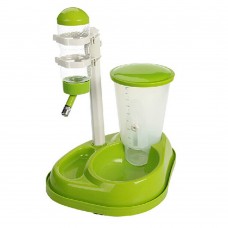 Distributore automatico cibo e acqua per Animali con Ciotola e Abbeveratoio CF-206