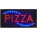 Tabella luminosa a led con scritta Pizza Tabella luminosa a led con scritta Pizza