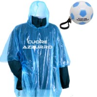 Portachiave + Poncho universale "Cuore Azzurro"