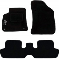 Tappetini auto in moquette con logo compatibili con 3008 - 2 clip di fissaggio