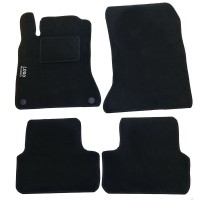 Tappetini auto in moquette compatibili con Classe A 2013 - 2 clip di fissaggio