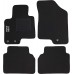Tappetini auto in moquette con logo compatibili con Sportage - 3 clip di fissaggio