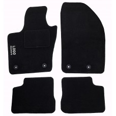 Tappetini auto in moquette con logo compatibili 500x - 4 clip di fissaggio Tappetini auto in moquette con logo compatibili 500x - 4 clip di fissaggio