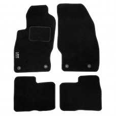 Tappetini auto in moquette compatibili con Corsa - 4 clip fissaggio Tappetini auto in moquette compatibili con Corsa - 4 clip fissaggio
