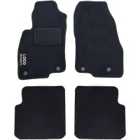 Tappetini auto in moquette compatibili con Mito - 4 clip di fissaggio