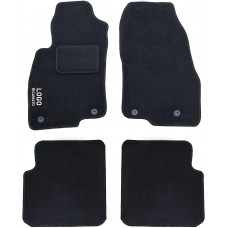 Tappetini auto in moquette compatibili con Mito - 4 clip di fissaggio