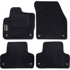Tappetini auto in moquette con logo compatibili con Evoque - 8 clip di fissaggio Tappetini auto in moquette con logo compatibili con Evoque - 8 clip di fissaggio