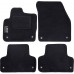 Tappetini auto in moquette con logo compatibili con Evoque - 8 clip di fissaggio Tappetini auto in moquette con logo compatibili con Evoque - 8 clip di fissaggio