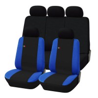 Coprisedili auto universali nero - blu royal