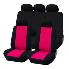 Coprisedili auto universali fucsia - nero