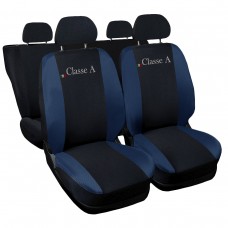 Coprisedili Classe A 180 bicolore nero - blu scuro