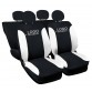 COPRISEDILI COMPATIBILI CON 500 HYBRID FODERE NERO - BIANCO