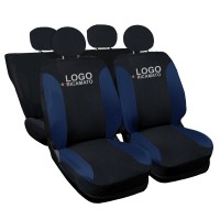 COPRISEDILI COMPATIBILI CON 500 HYBRID FODERE NERO - BLU SCURO