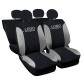 COPRISEDILI COMPATIBILI CON 500 HYBRID FODERE NERO - GRIGIO CHIARO