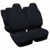 Coprisedili compatibili con Aygo jeans nero - posteriore intero Coprisedili compatibili con Aygo jeans nero - posteriore intero