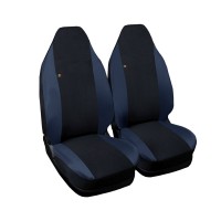 Coprisedili compatibile Smart fortwo - W453 (dal 2014) - bicolore nero blu scuro