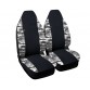 Coprisedili compatibile Smart fortwo -  W453 (dal 2014) - bicolore nero mimetico chiaro