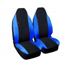 Coprisedili compatibile Smart fortwo - W453 (dal 2014) - bicolore nero blu royal