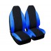 Coprisedili compatibili Smart fortwo - W451 (dal 2007 al 2015) - bicolore nero blu royal