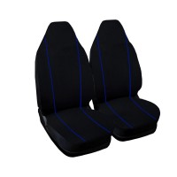 Coprisedili compatibile per Smart Fortwo Con Rigo Blu -  W450 (1998-07) - Nero