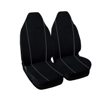 Coprisedili compatibile per Smart Fortwo Con Rigo Grigio Chiaro - W450 (1998-07) - Colore Nero