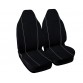 Coprisedili compatibile per Smart Fortwo Con Rigo Grigio Chiaro - W450 (1998-07) - Colore Nero