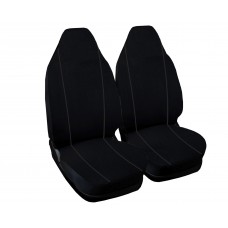 Coprisedili compatibile per Smart Fortwo Con Rigo Grigio Scuro -  W450 (1998-07) - Colore Nero