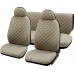 Coprisedili universali per auto trapuntato beige Coprisedili universali per auto trapuntato beige