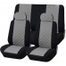Coprisedili Auto Universali Modello Trapuntato Grigio chiaro/nero Coprisedili Auto Universali Modello Trapuntato Grigio chiaro/nero