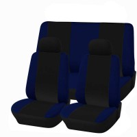 Coprisedili per auto medio - piccole bicolore nero-blu scuro