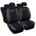Coprisedili compatibili Mokka bicolore nero - grigio scuro Coprisedili compatibili Mokka bicolore nero - grigio scuro