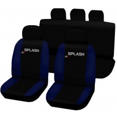 Coprisedili compatibili con Splash bicolore nero - blu scuro