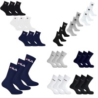 6 Calzini Fila Tennis Soccer Socks unisex con logo spugna cotone caldi vari numeri e colori 