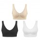 Reggiseno top sport zero stress 3 pezzi 3 colori L/XL