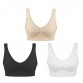 Reggiseno top sport zero stress 3 pezzi 3 colori L/XL