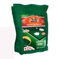 Copri tavolo panno verde poker con elastico 140x180cm copritavolo